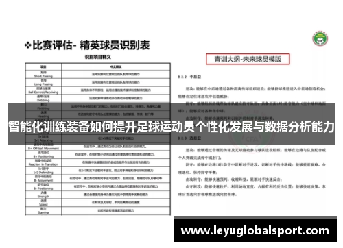 智能化训练装备如何提升足球运动员个性化发展与数据分析能力
